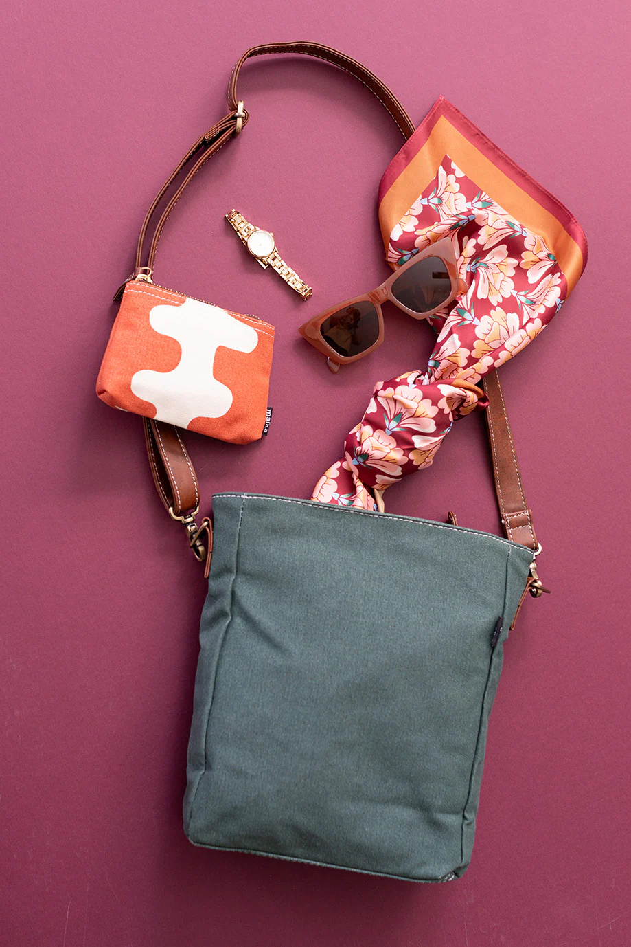 City Sling - Waxed Hunter Green - Image 4